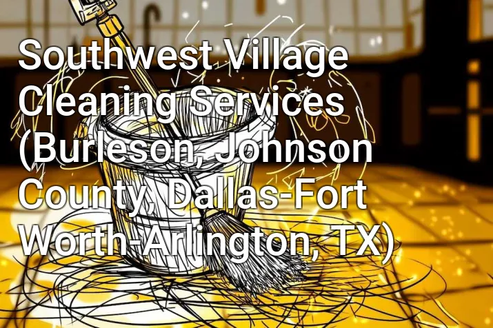 Southwest Village Cleaning Services (Burleson, Johnson County, Dallas-Fort Worth-Arlington, TX)
