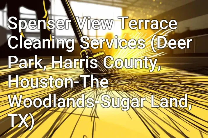 Spenser View Terrace Cleaning Services (Deer Park, Harris County, Houston-The Woodlands-Sugar Land, TX)