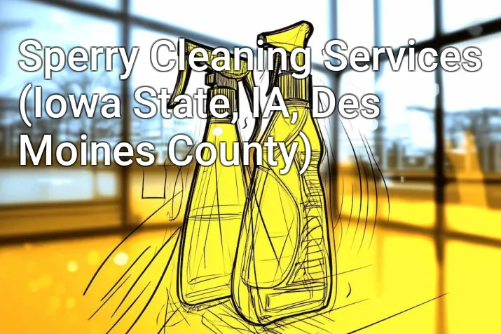 Sperry Cleaning Services (Iowa State, IA, Des Moines County)