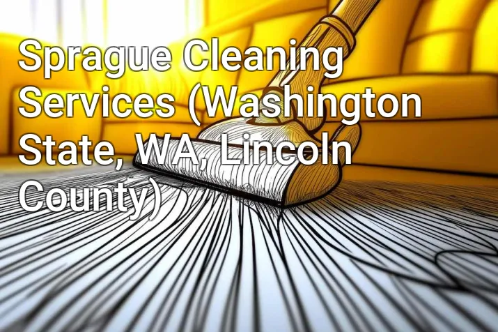 Sprague Cleaning Services (Washington State, WA, Lincoln County)