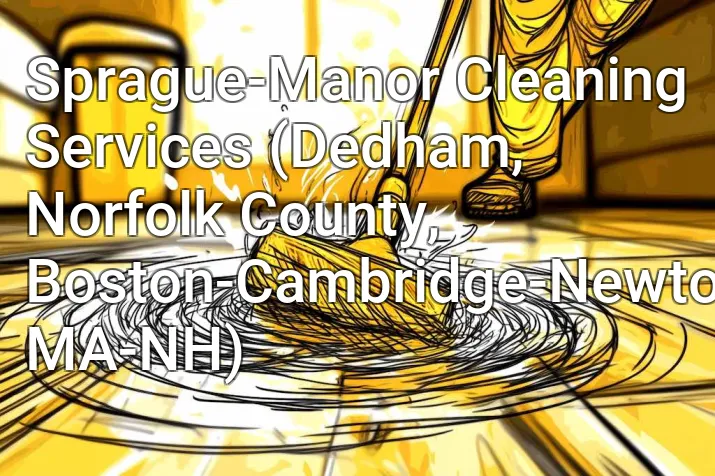 Sprague-Manor Cleaning Services (Dedham, Norfolk County, Boston-Cambridge-Newton, MA-NH)