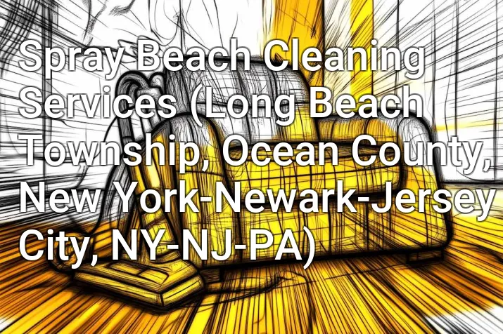 Spray Beach Cleaning Services (Long Beach Township, Ocean County, New York-Newark-Jersey City, NY-NJ-PA)