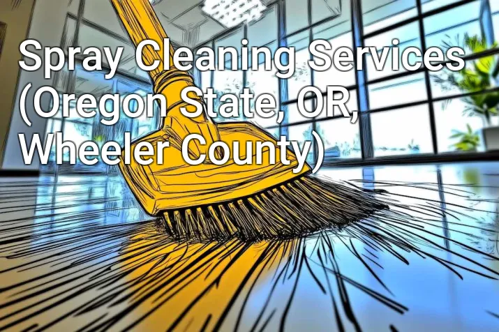 Spray Cleaning Services (Oregon State, OR, Wheeler County)