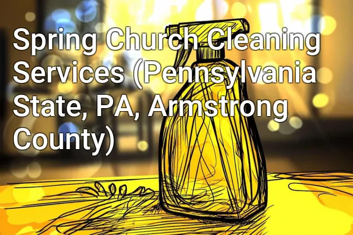 Spring Church Cleaning Services (Pennsylvania State, PA, Armstrong County)