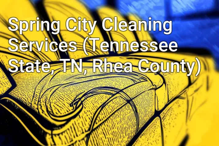 Spring City Cleaning Services (Tennessee State, TN, Rhea County)