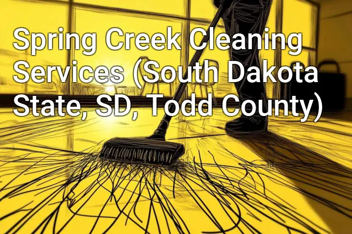 Spring Creek Cleaning Services (South Dakota State, SD, Todd County)