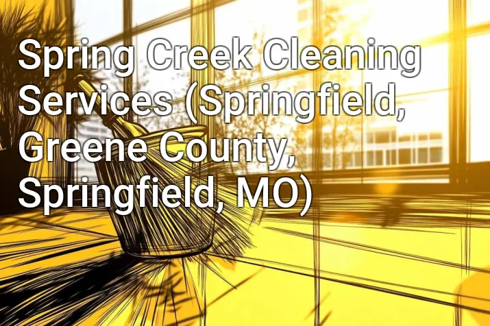 Spring Creek Cleaning Services (Springfield, Greene County, Springfield, MO)