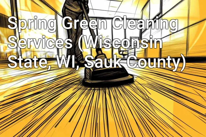 Spring Green Cleaning Services (Wisconsin State, WI, Sauk County)