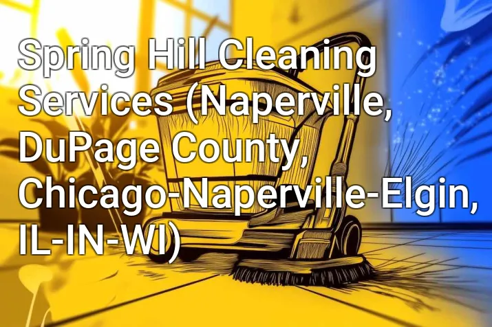 Spring Hill Cleaning Services (Naperville, DuPage County, Chicago-Naperville-Elgin, IL-IN-WI)