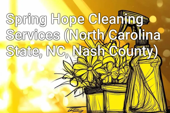 Spring Hope Cleaning Services (North Carolina State, NC, Nash County)