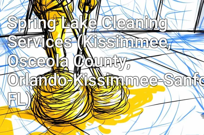 Spring Lake Cleaning Services (Kissimmee, Osceola County, Orlando-Kissimmee-Sanford, FL)