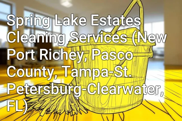 Spring Lake Estates Cleaning Services (New Port Richey, Pasco County, Tampa-St. Petersburg-Clearwater, FL)