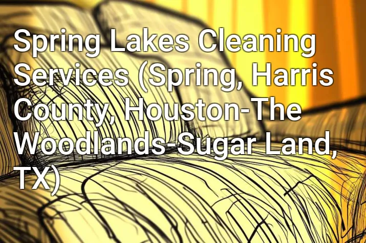 Spring Lakes Cleaning Services (Spring, Harris County, Houston-The Woodlands-Sugar Land, TX)
