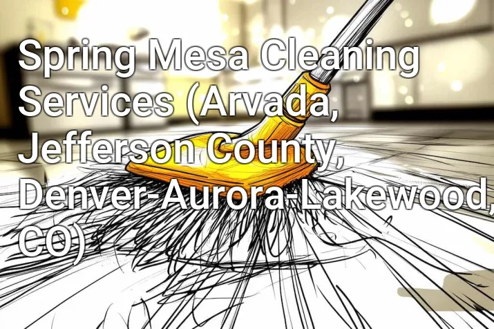 Spring Mesa Cleaning Services (Arvada, Jefferson County, Denver-Aurora-Lakewood, CO)