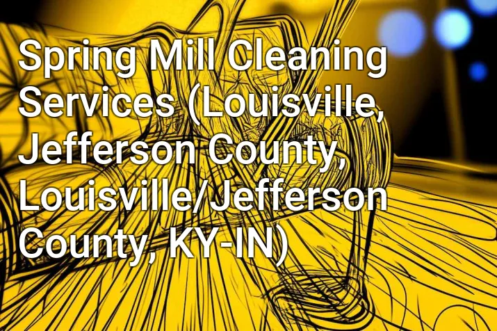 Spring Mill Cleaning Services (Louisville, Jefferson County, Louisville/Jefferson County, KY-IN)