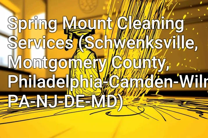 Spring Mount Cleaning Services (Schwenksville, Montgomery County, Philadelphia-Camden-Wilmington, PA-NJ-DE-MD)
