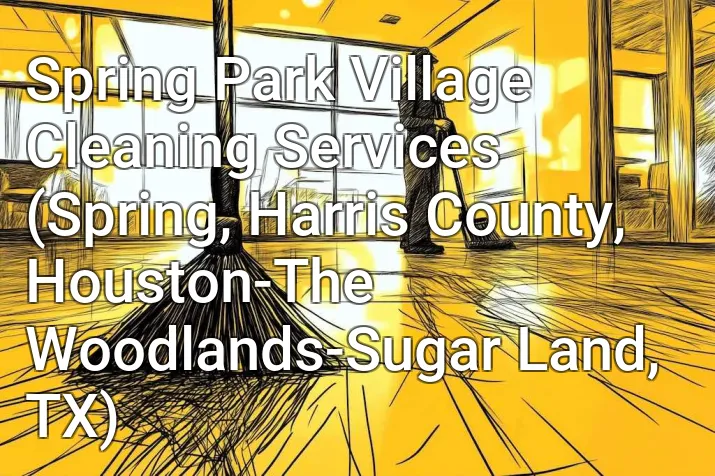 Spring Park Village Cleaning Services (Spring, Harris County, Houston-The Woodlands-Sugar Land, TX)