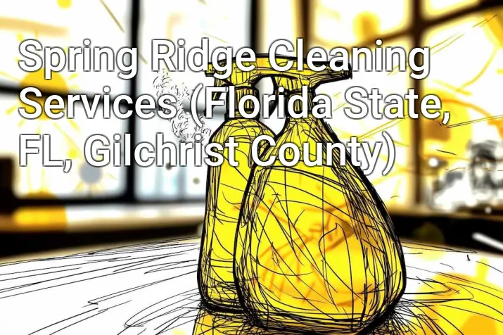 Spring Ridge Cleaning Services (Florida State, FL, Gilchrist County)