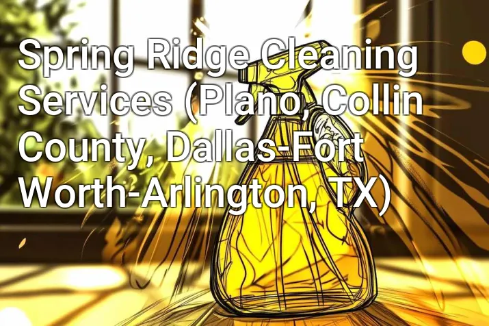Spring Ridge Cleaning Services (Plano, Collin County, Dallas-Fort Worth-Arlington, TX)