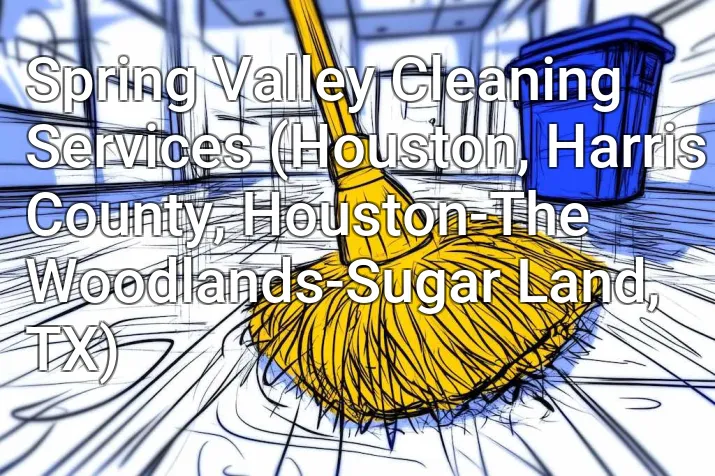 Spring Valley Cleaning Services (Houston, Harris County, Houston-The Woodlands-Sugar Land, TX)