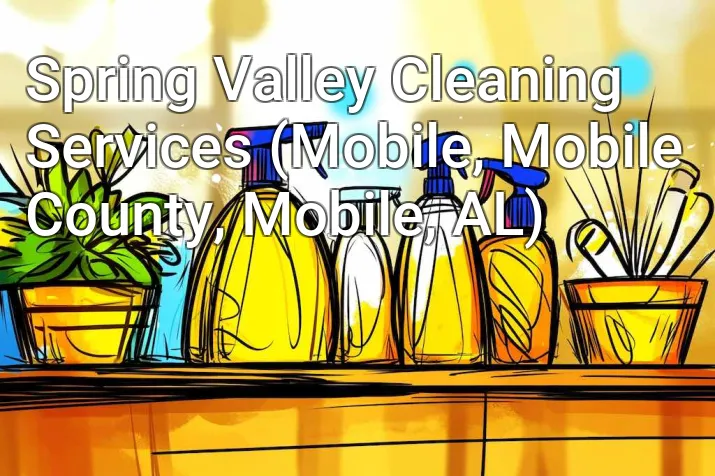 Spring Valley Cleaning Services (Mobile, Mobile County, Mobile, AL)