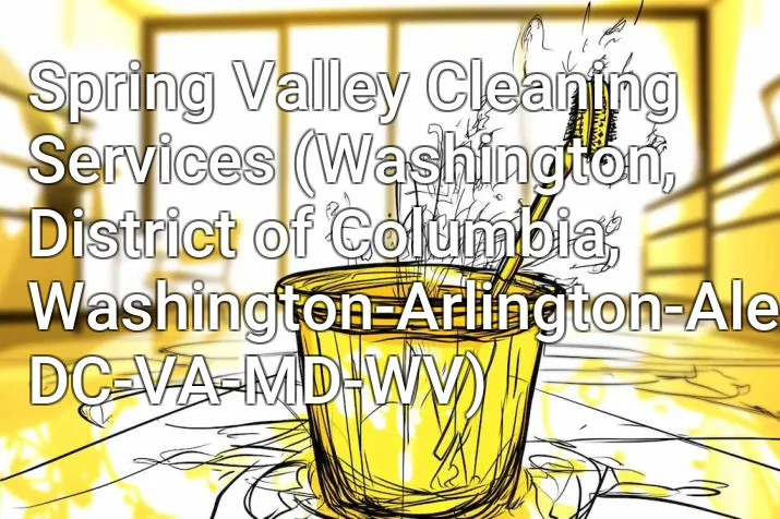 Spring Valley Cleaning Services (Washington, District of Columbia, Washington-Arlington-Alexandria, DC-VA-MD-WV)