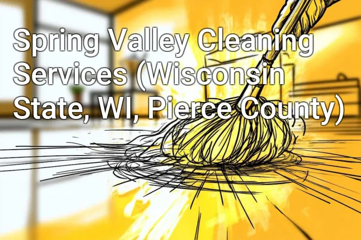 Spring Valley Cleaning Services (Wisconsin State, WI, Pierce County)
