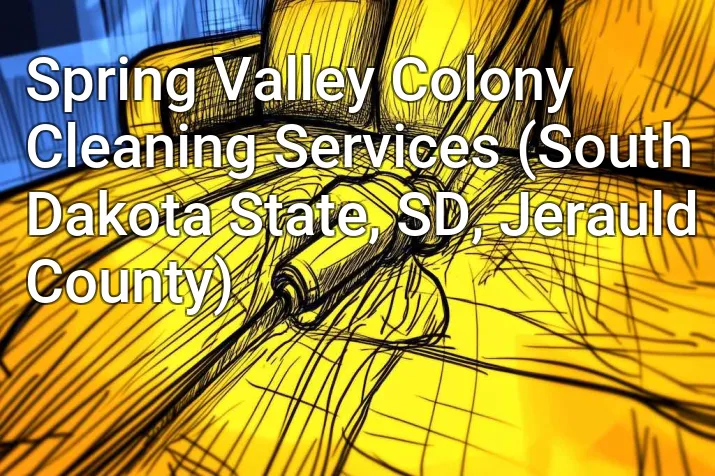 Spring Valley Colony Cleaning Services (South Dakota State, SD, Jerauld County)
