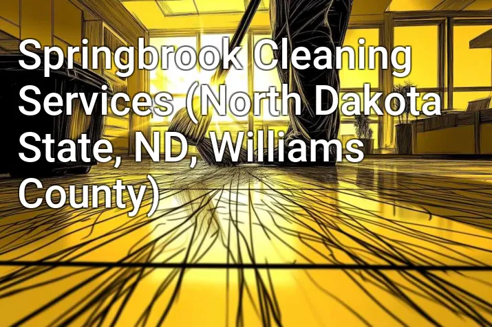 Springbrook Cleaning Services (North Dakota State, ND, Williams County)