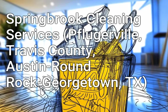 Springbrook Cleaning Services (Pflugerville, Travis County, Austin-Round Rock-Georgetown, TX)