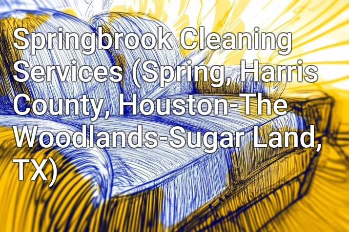 Springbrook Cleaning Services (Spring, Harris County, Houston-The Woodlands-Sugar Land, TX)