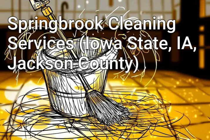Springbrook Cleaning Services (Iowa State, IA, Jackson County)