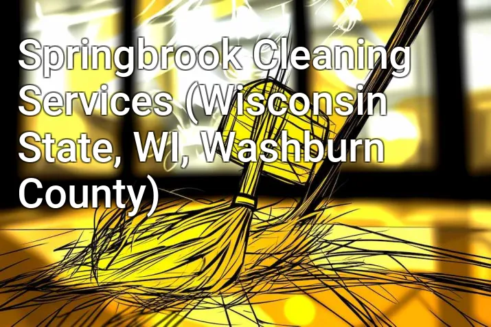 Springbrook Cleaning Services (Wisconsin State, WI, Washburn County)