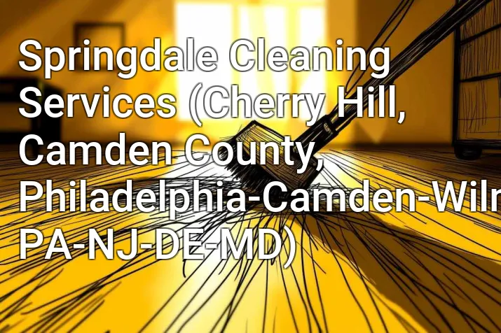 Springdale Cleaning Services (Cherry Hill, Camden County, Philadelphia-Camden-Wilmington, PA-NJ-DE-MD)