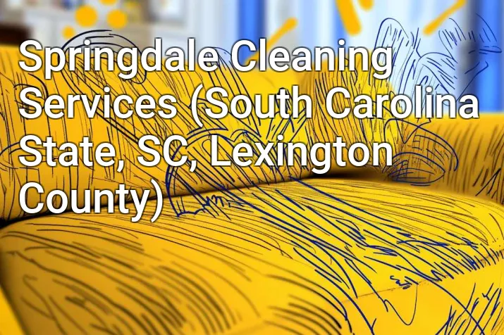Springdale Cleaning Services (South Carolina State, SC, Lexington County)