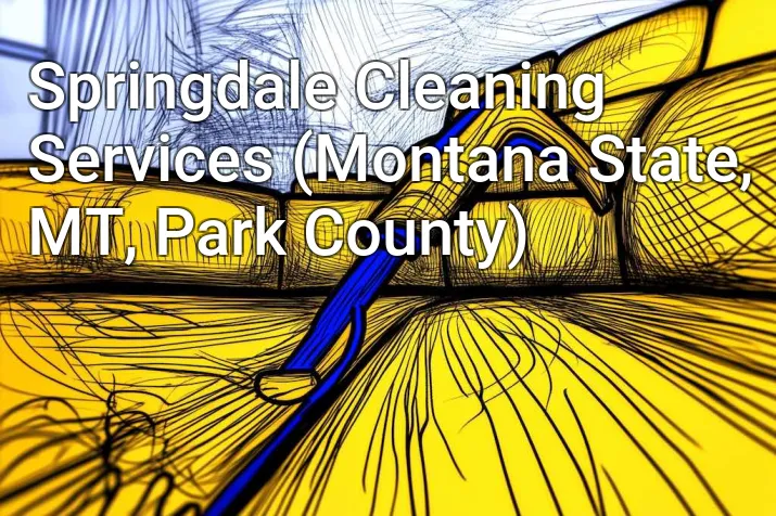 Springdale Cleaning Services (Montana State, MT, Park County)