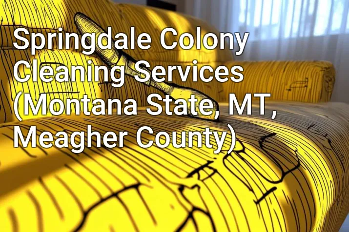 Springdale Colony Cleaning Services (Montana State, MT, Meagher County)