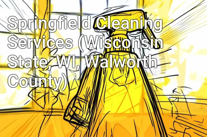 Springfield Cleaning Services (Wisconsin State, WI, Walworth County)