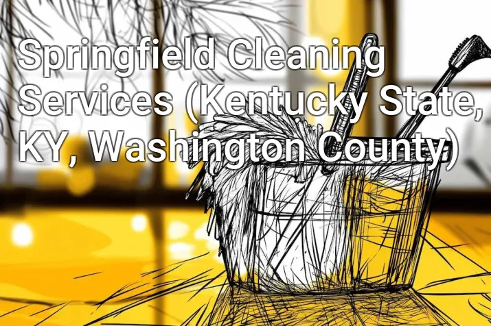 Springfield Cleaning Services (Kentucky State, KY, Washington County)