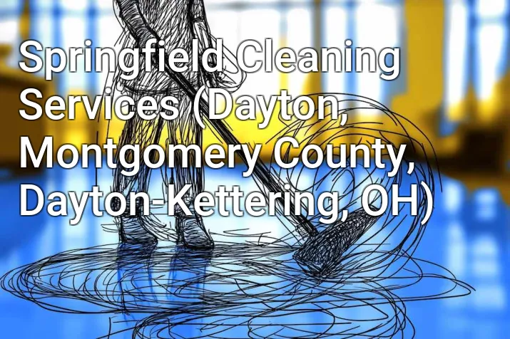 Springfield Cleaning Services (Dayton, Montgomery County, Dayton-Kettering, OH)