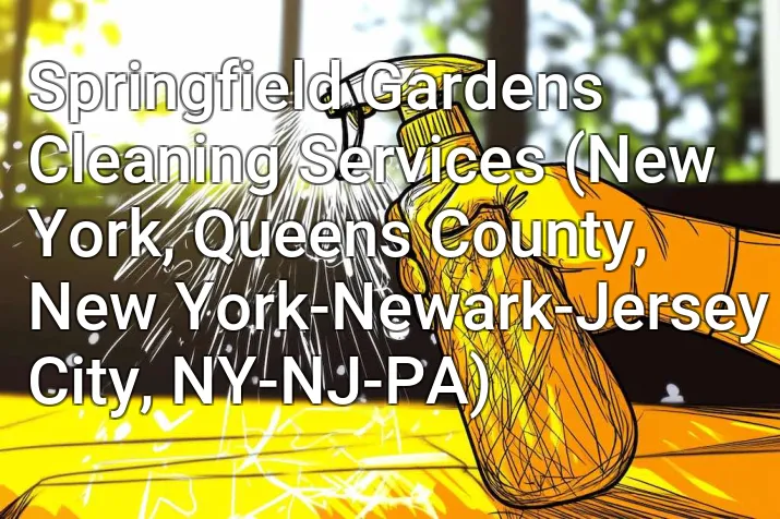 Springfield Gardens Cleaning Services (New York, Queens County, New York-Newark-Jersey City, NY-NJ-PA)