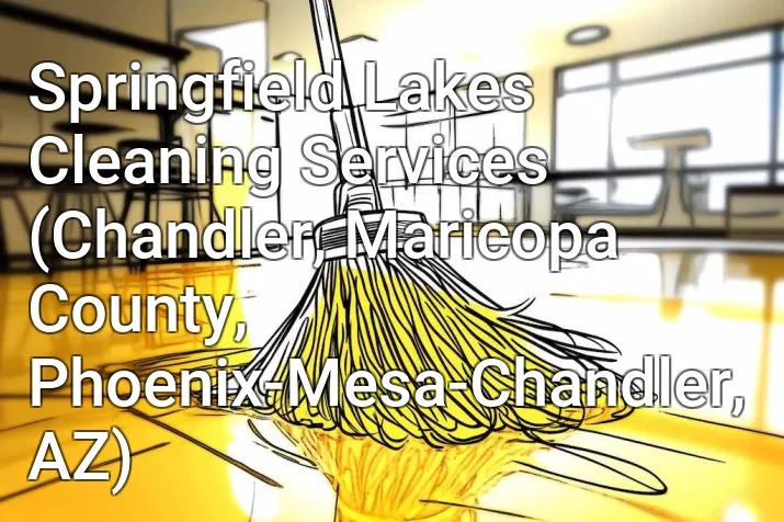 Springfield Lakes Cleaning Services (Chandler, Maricopa County, Phoenix-Mesa-Chandler, AZ)
