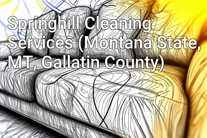 Springhill Cleaning Services (Montana State, MT, Gallatin County)