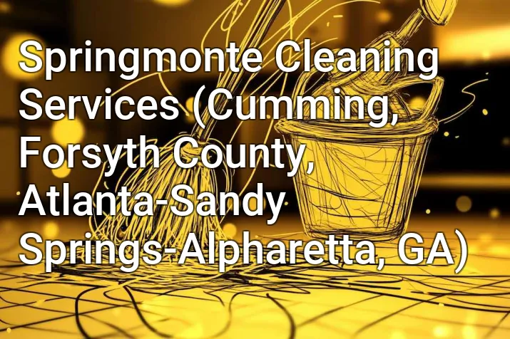 Springmonte Cleaning Services (Cumming, Forsyth County, Atlanta-Sandy Springs-Alpharetta, GA)
