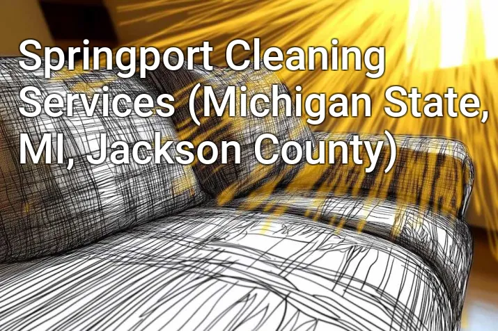 Springport Cleaning Services (Michigan State, MI, Jackson County)