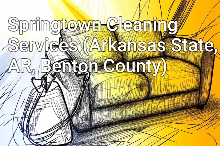 Springtown Cleaning Services (Arkansas State, AR, Benton County)