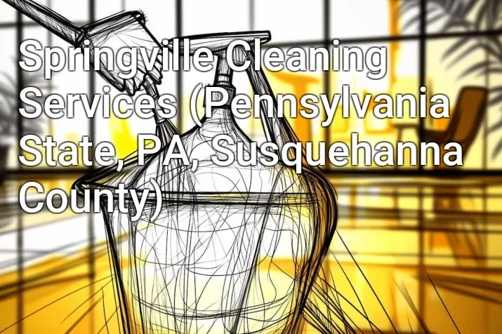 Springville Cleaning Services (Pennsylvania State, PA, Susquehanna County)