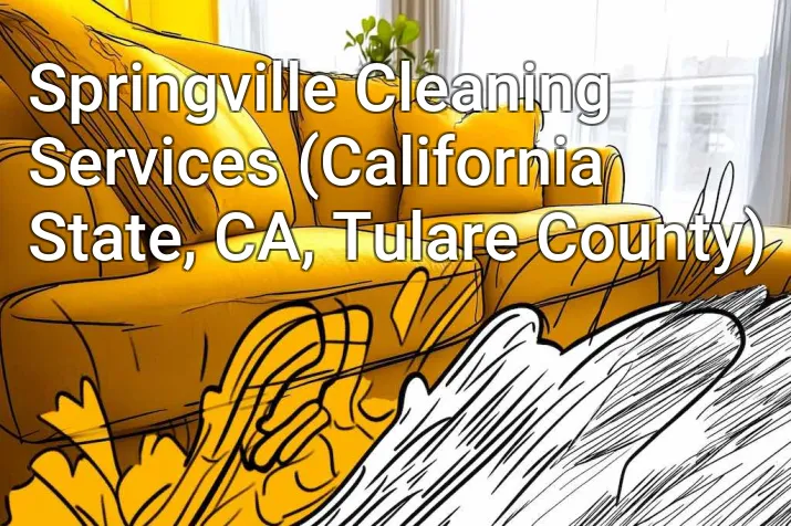 Springville Cleaning Services (California State, CA, Tulare County)