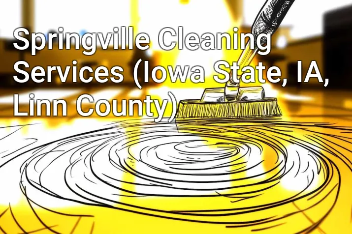 Springville Cleaning Services (Iowa State, IA, Linn County)