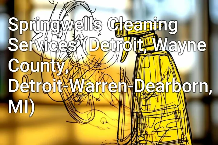 Springwells Cleaning Services (Detroit, Wayne County, Detroit-Warren-Dearborn, MI)